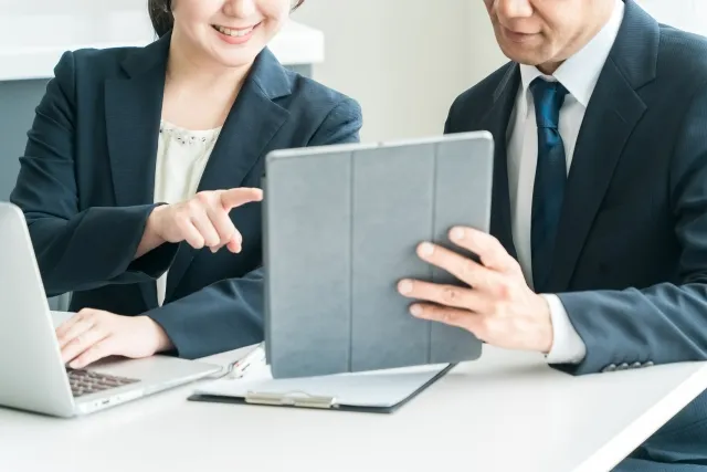 会議中の写真